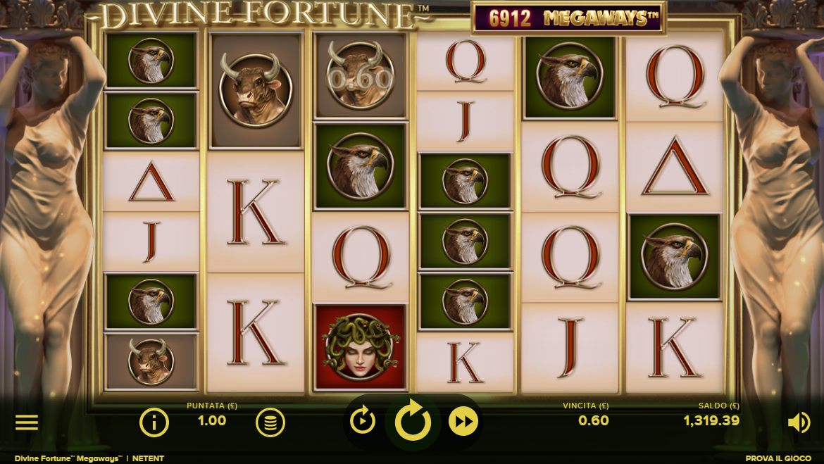Slot machine Divine Fortune Megaways